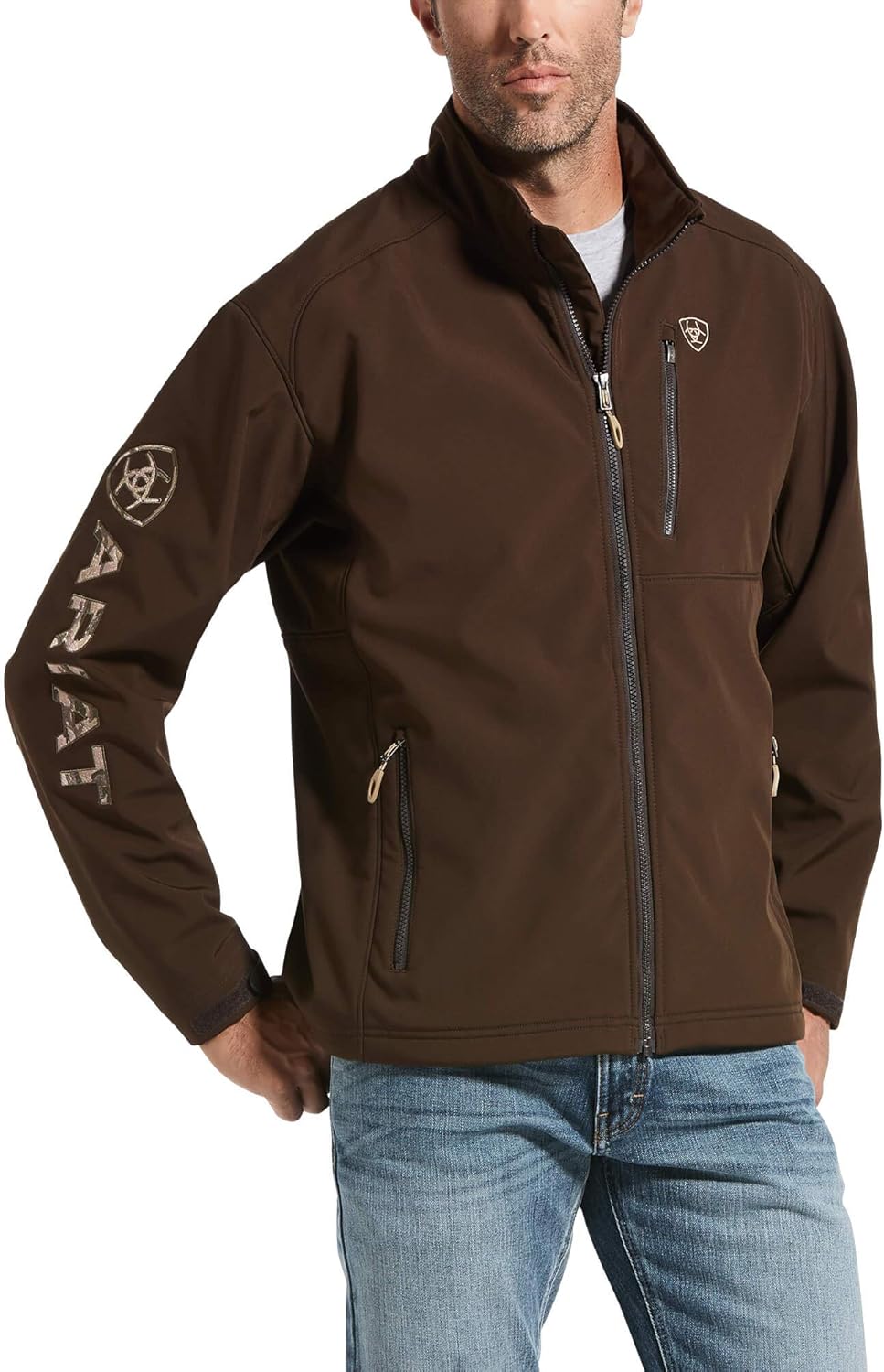 ARIAT Men's Logo 2.0 Softshell Jacket: Clothing