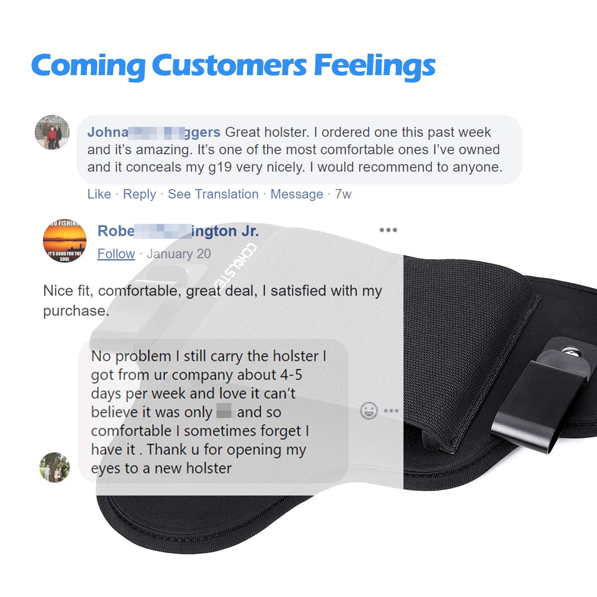 Ultimate Comfortable IWB Holster V2.0 | Fits Pistols Revolvers with 3.5\