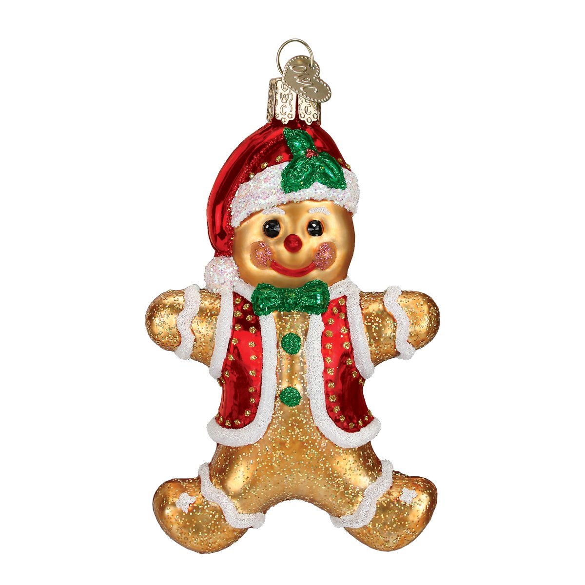 Old World Christmas Collection Glass Ornaments for Christmas Tree Gingerbread Boy — image 1
