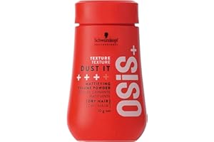 OSiS+ Dust It - Mattifying and Texturizing Volume Powder – Long-Lasting Hold, Strong Control and Separation for Different Hair Styles