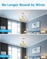 Thinkbee Wireless Switch for Light 80-275V 433MHz IP66 Waterproof 1000W view 2