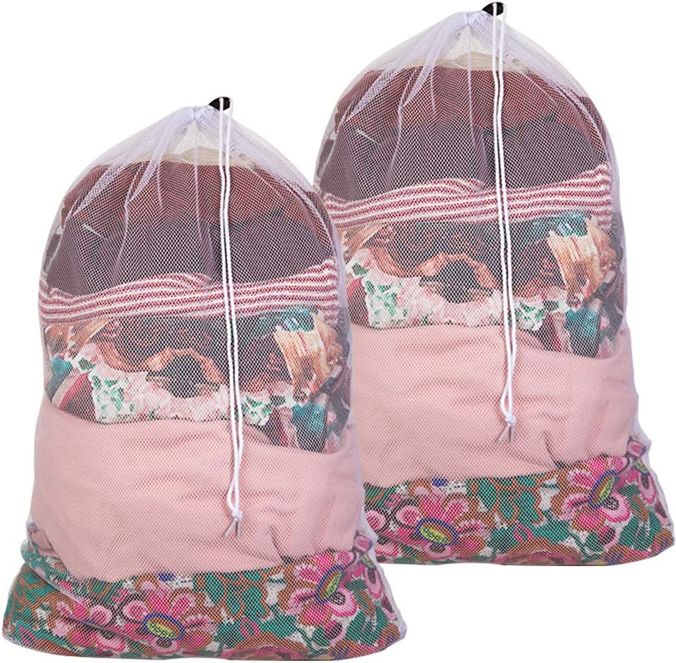 Wanapure Commercial Large Mesh Laundry Bag (2 Mesh