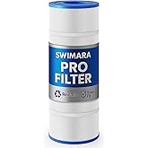 Swimara CC1500 Pool Filter Cartridge, Trilobal Fabric, Replacement for Hayward CCX1500RE, CX1520RE, Waterway 817-0150N, PXST150, 8-15/16" x 23-1/4", Pro Series