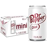 DIET DR PEPPER - MINI CANS, 7.5 OZ, 6 PK