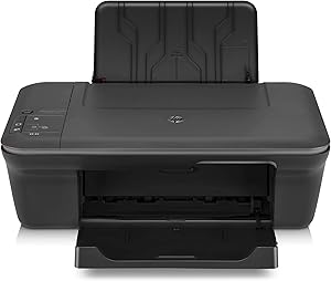 HP Deskjet 1055 J410E Inkjet Multifunction Printer - Color - Photo Print - Desktop - Printer, Copier, Scanner - 16 ppm Mono/12 ppm Color Print - 5.5 ppm Mono/4 ppm Color Print (ISO) - 61 Second Photo - 4800 x 1200 dpi Print - 4.5 cpm Mono/2.5 cpm Color Copy - 1200 dpi Optical Scan - 60 sheets Input - USB