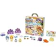 Mattel Cloudees Collectible Pets Beach Ice Cream Party Set, Interactive Cloud-Themed Toys With Moldable Dough, Surprise Hidden Figures and Accessories, For Kids 4 and Older
