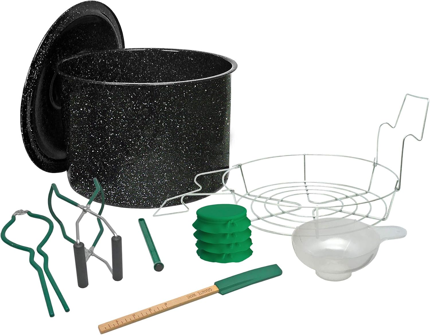 Granite Ware F0756DS1 Farmer's Market Mini Canner Essentials Canning Set, 8 pc