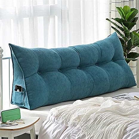 Double Bedside Triangle Cushion Daybed Backrest Sofa Bed Large