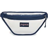 JanSport Clear Waistpack &ndash; 1L Transparent Fanny Pack, One Main Compartment, Adjustable Hip Belt &amp; Crossbody Strap, Navy