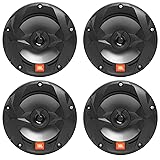 2 Pairs of OEM Replacement 6.5" 2-Way Marine Audio