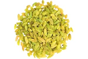 AMERICAN BEST FOOD Premium Green Raisins – 1 lb Resealable Bag – Naturally Sweet & Sun-Dried – No Sugar Added – Perfect for Snacking & Baking