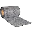 Atlas Connect Oil Absorbing Pads Roll | 10" x 10" | 3mm Thickness | 30 Medium Duty Oil Absorbent Pads Gray |
