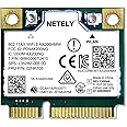 NETELY 802.11AX WiFi 6 AX200HMW 3000Mbps Mini-PCIE Interface WiFi Adapter with Bluetooth 5.0 for Windows 10 11 64bit Laptop PCs, 2.4GHz 574Mbps & 5GHz 2400Mbps, Intel WiFi 6 AX200D2W (WiFi 6 AX200HMW)