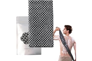 Exfoliating Shower Towel & Gloves–Double-Sided Antibacterial Body Scrubber for Back and Smooth Skin,Exfoliating Towel for Men
