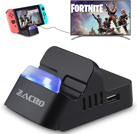 Zacro Switch Tv Dock With Bluetooth Audio Function 1080p Hdmi Replacement Charging Dock Portable For Nintendo Switch Usb 3 0 Port And Cooling Structure Design Type C Fast Charging Cable Include Amazon Co Uk Pc
