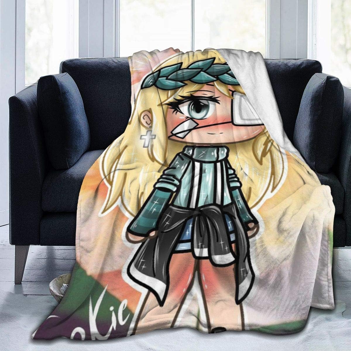 Yuantaicuifeng Gacha Life Blanket Ultraweiche Micro Fleece Wohnzimmer