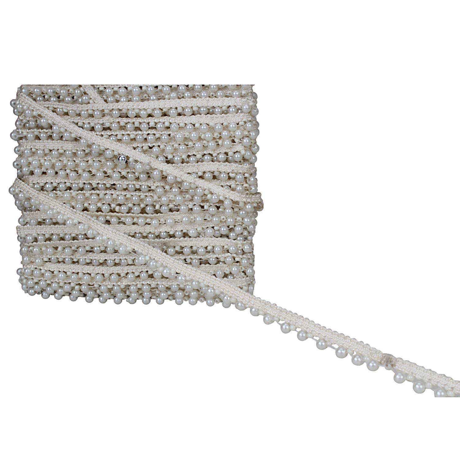 Eerafashionicing 9 Mtr Pearl Laces For Dresses Sarees Lehenga