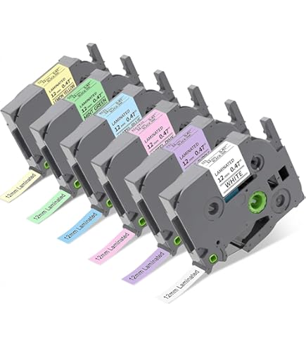 Amazon.com: Colorty Replace for Brother P-Touch Label Tape Yellow