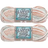 Hobby Lobby I Love This Cotton Yarn, 372 Rosemary Cottage, Set of 2 | 4 Medium Weight, 153 Yards, 100% Cotton, For Crocheting &amp; Knitting