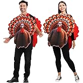 Seasons Adult Turkey Costume, Animal Halloween Outfit, Novelty Thanksgiving Costume, One size