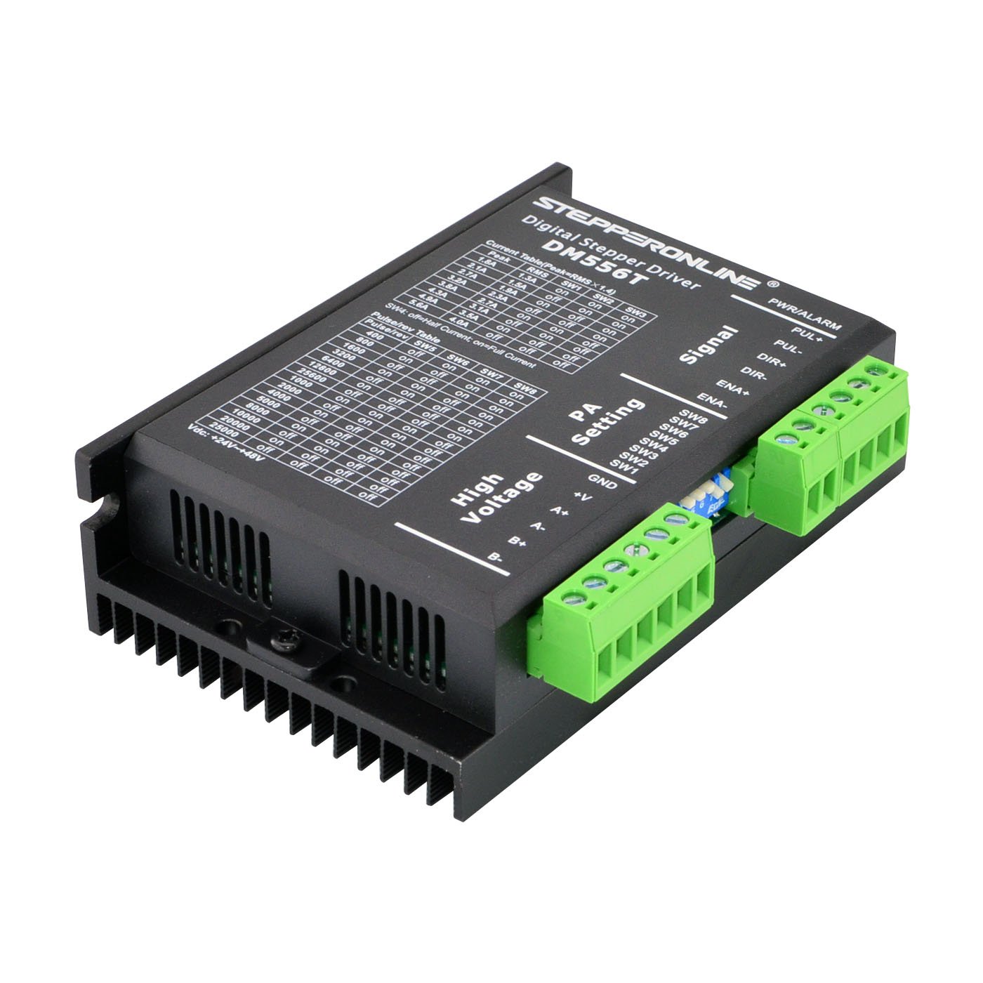STEPPERONLINE Digital Stepper Motor Driver 1.8-5.6A 20-50VDC for Nema 23,24Stepper DM556T - Image 4