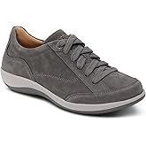 Aetrex Women’s Dahlia Lace-Up Oxford Orthopedic Leather Womens Shoes with Arch Support, Cushioned Footbed & Removable Insole – The Womens Fashion Sneakers are Comfortable & Supportive Footwear.