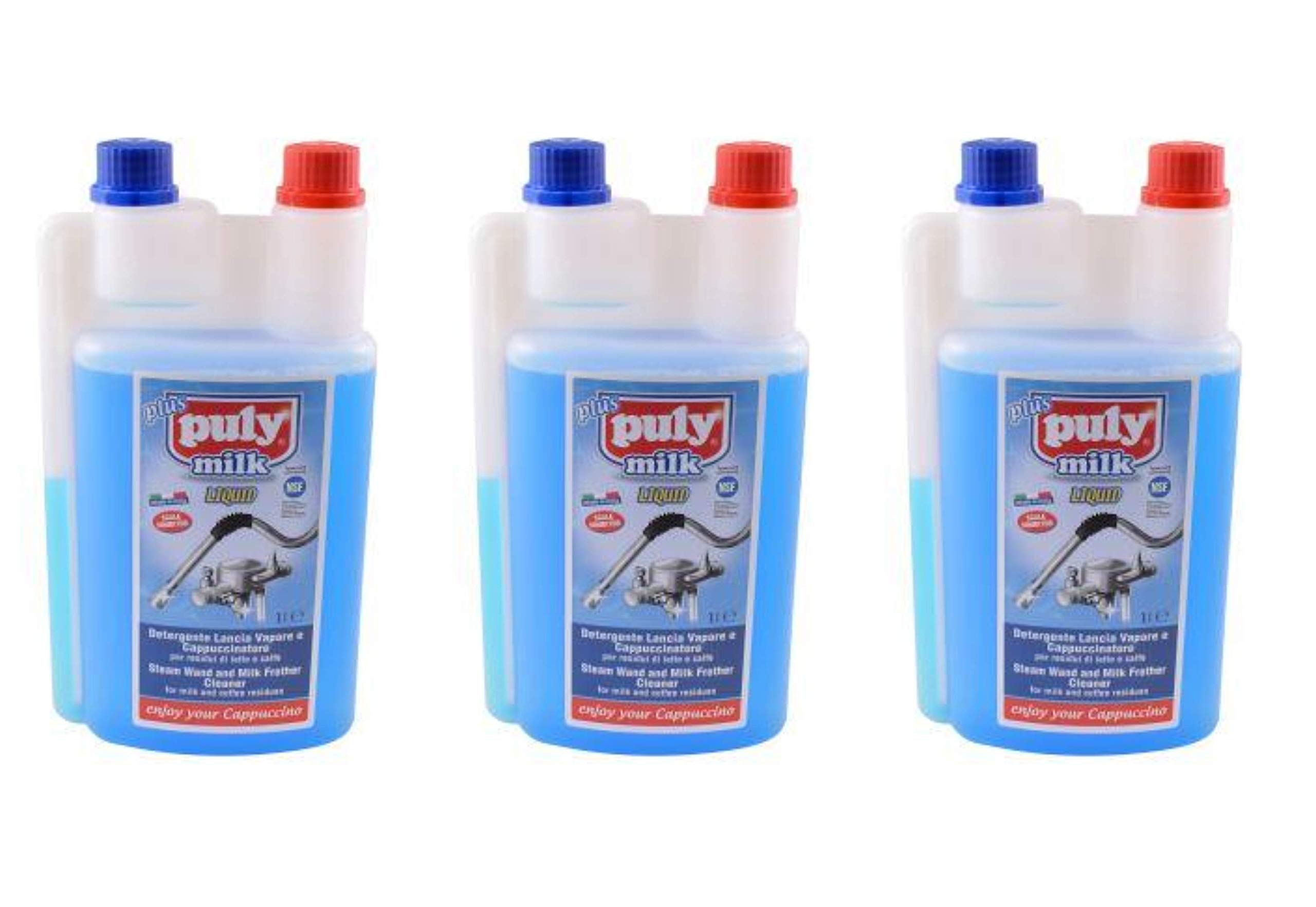 Puly Milk Plus Milk Foam Frother Cleaner 1000 ml x3
