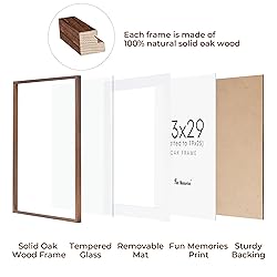 23x29 Oak Wood Frame, 23"x29" Poster Frame, 23x29