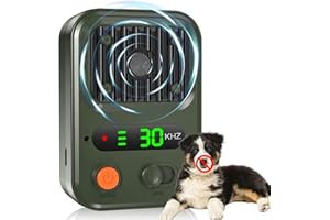 NODTY Anti Barking Devices, Auto Dog Bark Deterrent Devices with 3 Levels, Rechargeable Dog Silencer Sonic Barking Deterrent, Barking Box Barking Control Devices Indoor/Outdoor Safe for Dog & People