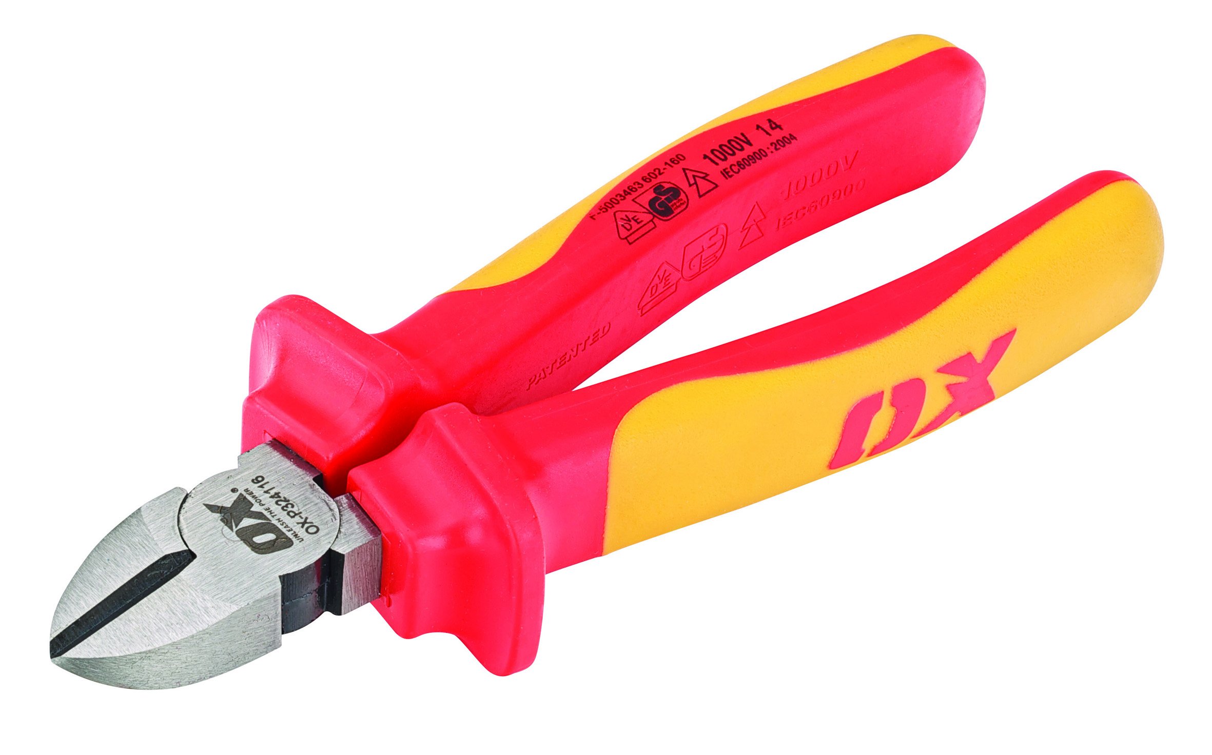 OX Pro VDE Diagonal Cutting Pliers - 160mm (6")