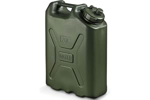 Scepter BPA Durable 5 Gallon 20 Liter Portable Military Water Storage Container for Camping, Outdoors and Emergency Management
