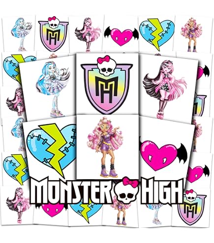 Amazon.com: Monster High Stickers Party Favors for Boys & Girls 12