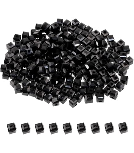 Square Stone Beads 6x6mm – 1 Strand Loose Cube Beads For Jewelry Making, Kambaba Jasper, 60 Pcs In Plastic Box