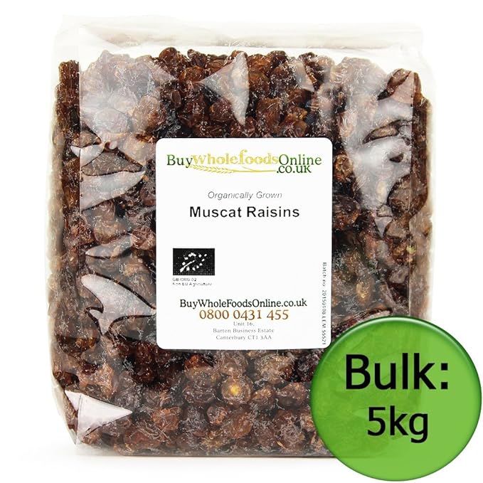 Organic Muscat Raisins 5kg Bulk Amazon.co.uk Grocery