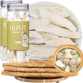 Wanhua Hall Dried Chinese Yam Root Slice 240g/8.47oz Huai Shan Yao Iron Stick Yam Shanyao Large Pieces Sulfur Free Natural Porridge and Soup Ingredients 山药 垆土铁棍山药 山药干