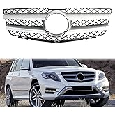 GLK Class Grill GLK Front Grille Bumper for Mercedes Benz X204 GLK350 GLK300 GLK280 2009 2010 2011 2012 Silver