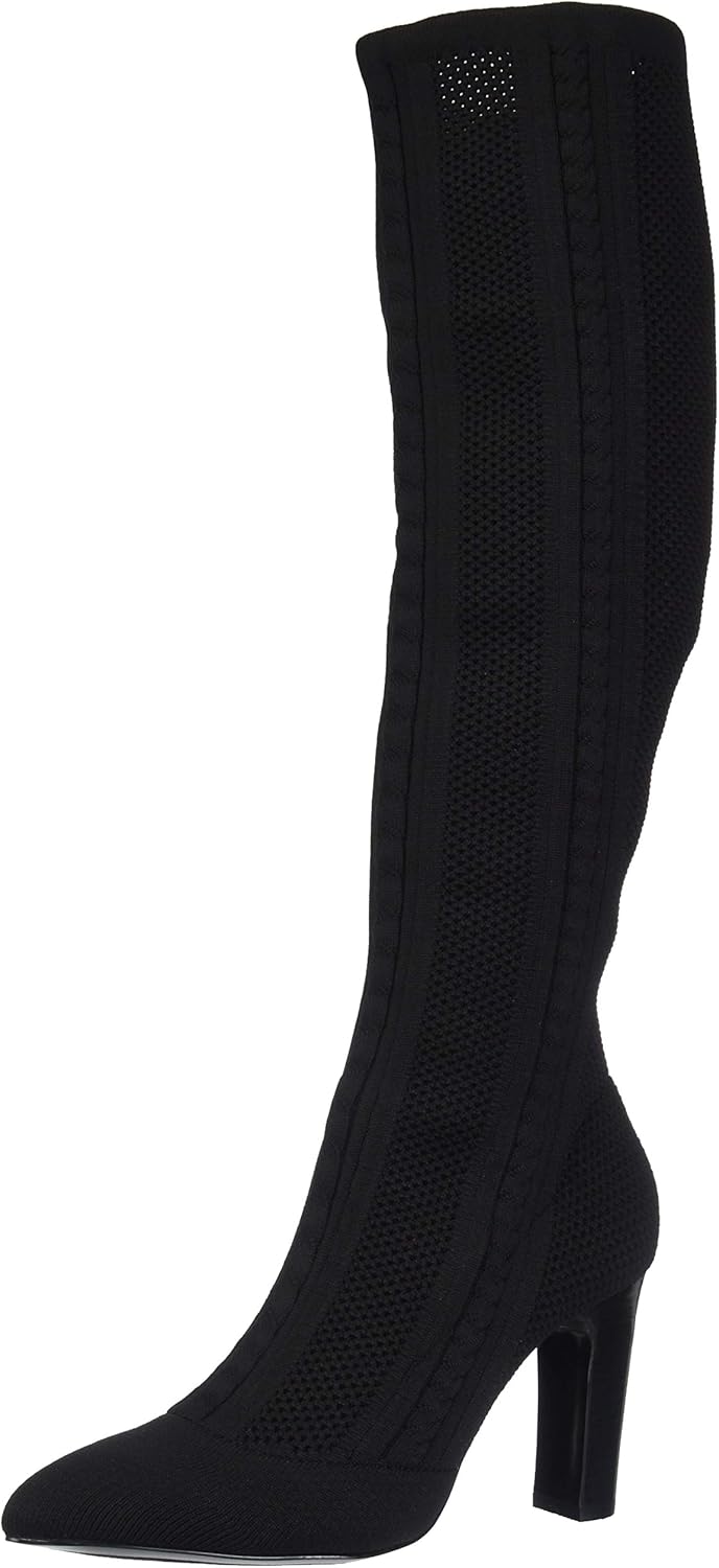 studded knee high stretch boot charles by charles david