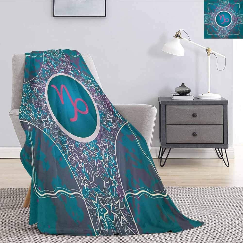 Aishare Store Cute Throw Blankets，Doodle Style Stars and Flowers on a