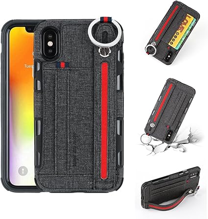 Amazon Co Jp Ninity Iphonexs Maxケースレザーケースiphone Xsmax保護財布型カード収納抗落下衝撃レザーユニセックスをカバー 正規品 Kds 118ブラック Iphonexsマックス ブラック 家電 カメラ