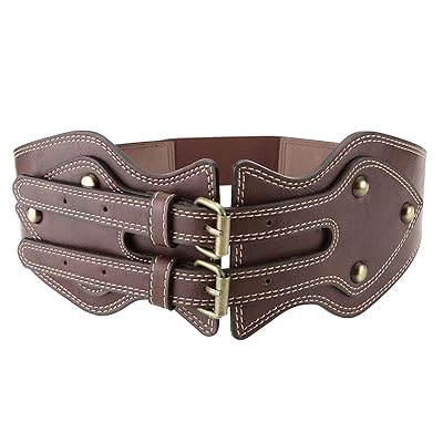 double buckle corset belt