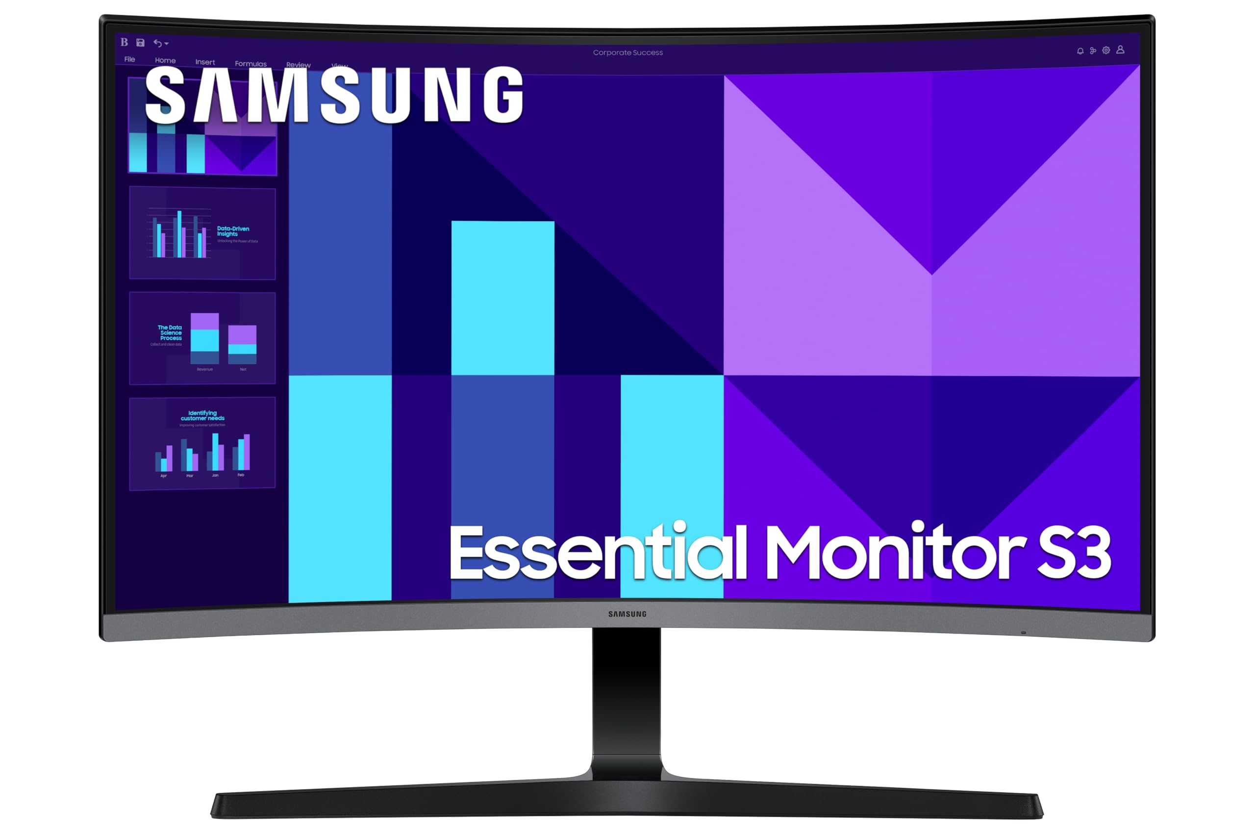 Samsung LS32D390GAUXXU 32" Curved Full HD monitor - 1920x1080p, 100Hz, 1800R, HDMI, VGA