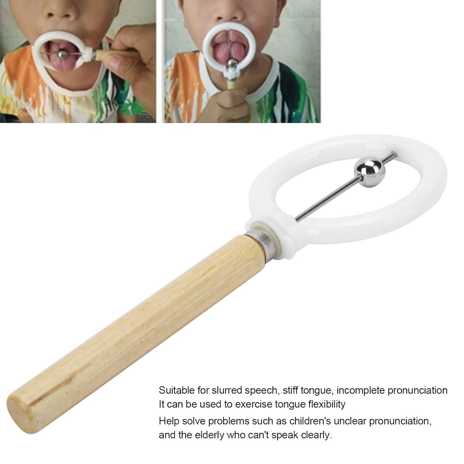 Children Tongue Tip Exerciser, Mouth Trainer Oral Muscle Strength Tongue Training Tool for Clear Speech : Beauty