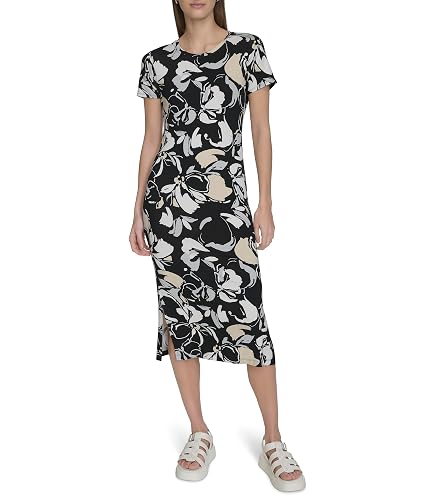 andrew marc dress black and white Marc New York Women's Short Sleeve V-Neck Casual (Small, Black) at Amazon Women's Clothing store Ebay