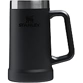 Stanley Stay-Chill Beer Stein 24 oz | Heavy Duty Big Grip Handle | Beer Tumbler Drink Cup, Holds 2 Cans | Insulated Stainless Steel Party Mug | BPA-Free