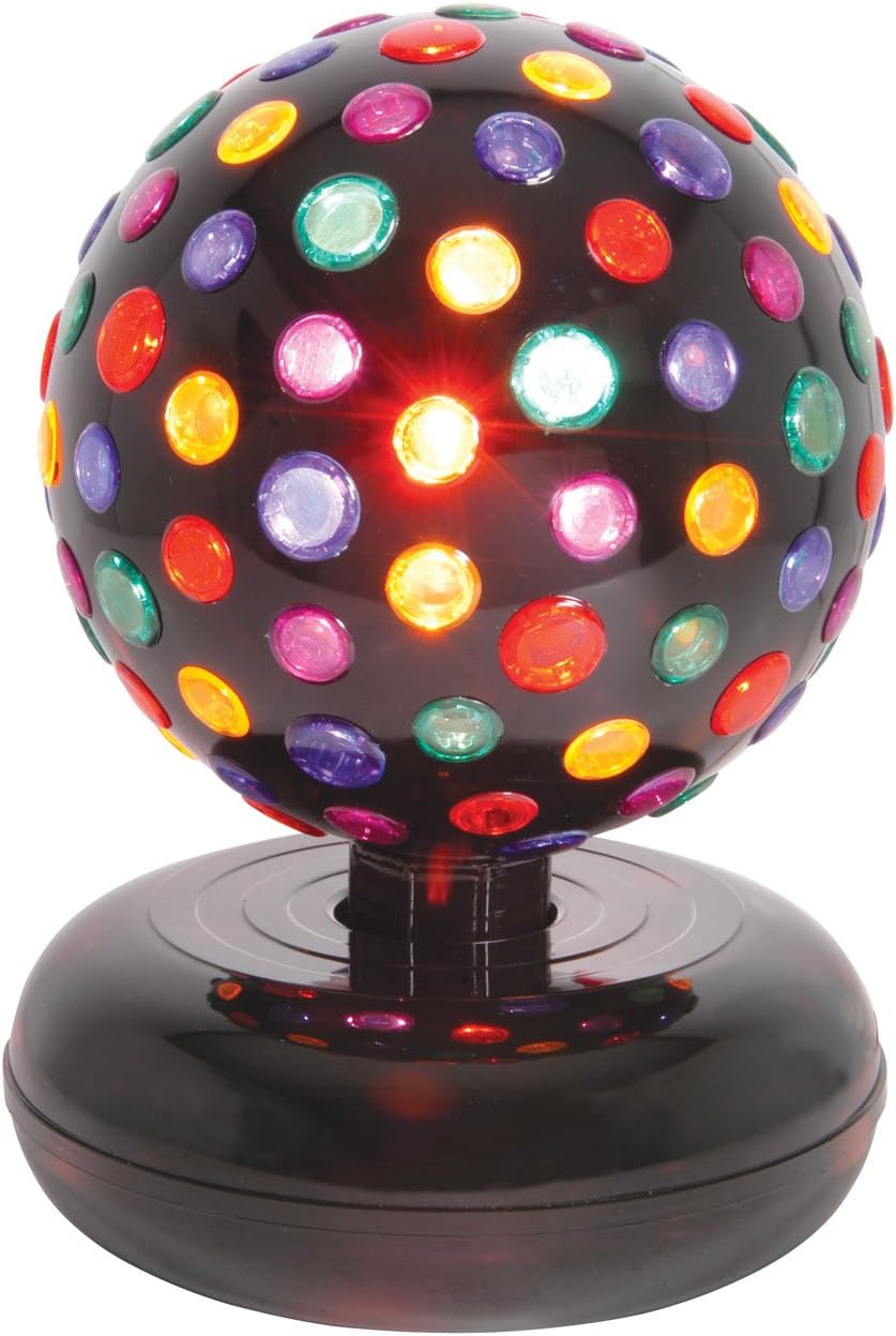 Qtx Uk Version 5 Farbe Grosse Rotierende Disco Kugel Mit Amazon De Elektronik