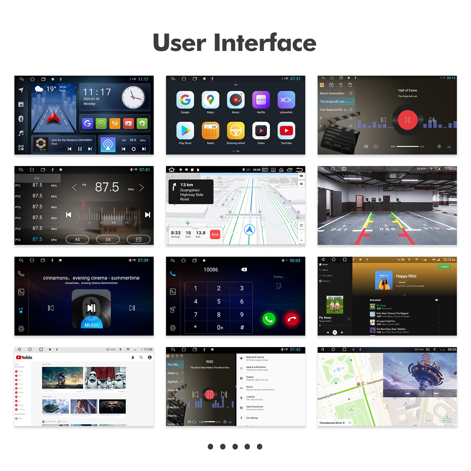 2+32G Android 12 Double Din Car Stereo for Toyota Camry 2015-2017 with 10.1 Inch Touchscreen Radio Built-in Bluetooth 5.4/WiFi 6/Wireless Carplay/Android Auto/GPS/FM/AUX-in/SWC/Backup Camera