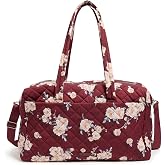 Performance Twill Large Travel Duffle Bag, Blooms and Branches