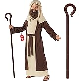 Morph Saint Joseph Costume Kids With Accessory, Nativity Christmas Costumes For Kid, Boys Joseph Shepherd Costume For Kids