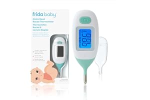 Frida Baby Rectal Thermometer for Babies, Digital Fever Thermometer for Babies, Newborns & Infants, Quick & Accurate Temperat