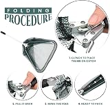 KK'S GLAMS Telescope Fishing Landing Net 1.5M Aluminum Foldable Alloy Pole view 2
